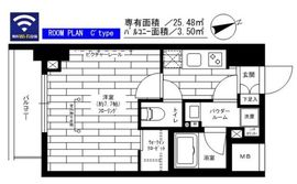 ステージファースト八丁堀 4階 間取り図