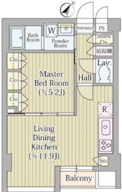 ヴァロータ氷川台 202 間取り図