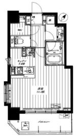 ノーブル代々木上原 2階 間取り図