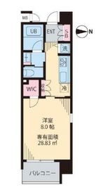 ビイルーム武蔵小杉 (beRoom 武蔵小杉) 901 間取り図