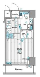 グランド・ガーラ銀座 9階 間取り図