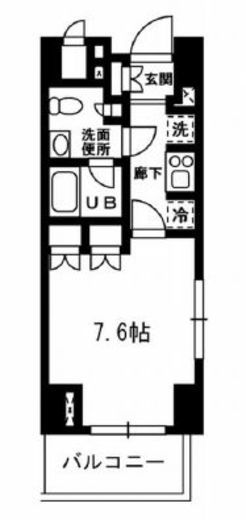 レジディア杉並方南町 214 間取り図