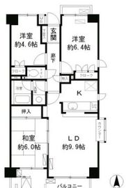 レジデンスシャルマン林試の森 102 間取り図