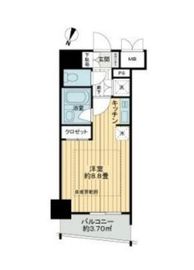 ライオンズクオーレ池袋ソシア 4階 間取り図