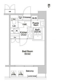 コンフォリア大島 809 間取り図