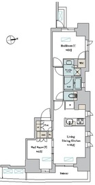 ブリリアイスト町屋 408 間取り図