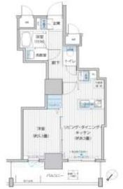 グランデュール富士 202 間取り図
