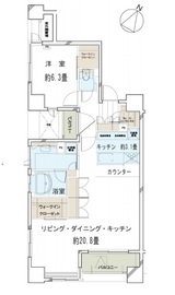 アスコットパーク日本橋久松町 7階 間取り図