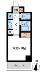 グローバン森下 602 間取り図