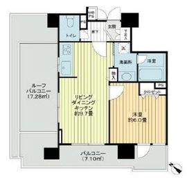 ライオンズプラザ目黒 5階 間取り図