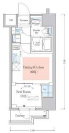 アーバネックス深川木場 1201 間取り図
