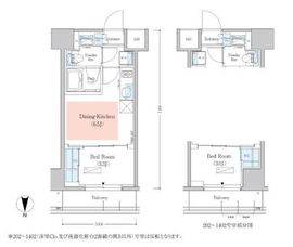 アーバネックス深川木場 1203 間取り図