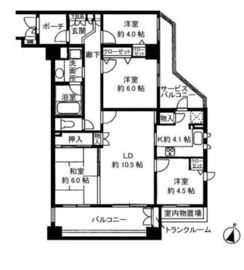シーアイマンション池上 2階 間取り図