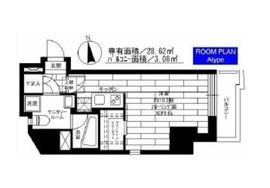 アジールコフレ中目黒 8階 間取り図