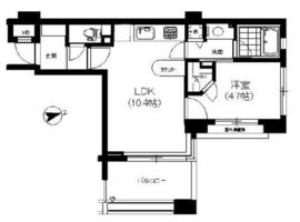 東急ドエルアルス桜新町 5階 間取り図