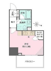 ベリスタ神楽坂 6階 間取り図