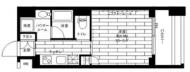 ステージグランデ新川 8階 間取り図