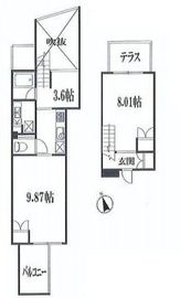 カスタリア戸越駅前 322 間取り図