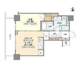 ライオンズタワー上野黒門町 7階 間取り図