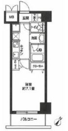 カスタリア用賀 602 間取り図