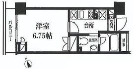 カスタリア戸越駅前 406 間取り図