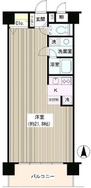 コアシティ中野坂上 1004 間取り図