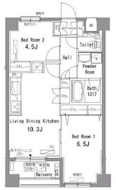 パークアクシス板橋 209 間取り図
