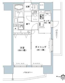 パークキューブ板橋本町 1401 間取り図