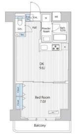アレージュマン日本橋人形町 1006 間取り図