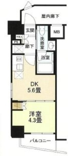 ルフォンリブレ赤羽 11階 間取り図