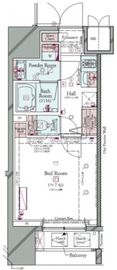 コンシェリア後楽園 HILLTOP SQUARE （ヒルトップスクエア） 3階 間取り図
