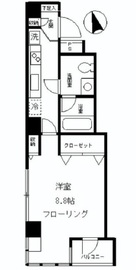 ファインクレスト渋谷神泉 201 間取り図