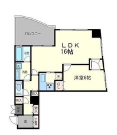 サンウッド品川天王洲タワー 22階 間取り図