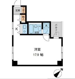 S-FORT日本橋箱崎 604 間取り図