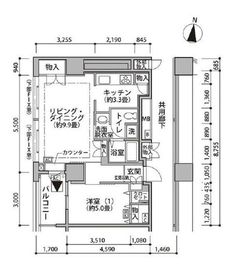 東雲キャナルコートCODAN 19-702 間取り図