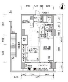 東雲キャナルコートCODAN 17-618 間取り図