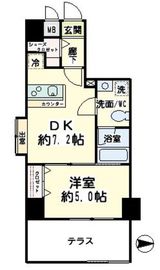 コルティーレ武蔵小杉 102 間取り図