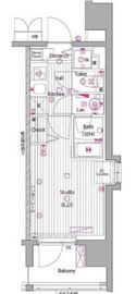 ガーラ・プレシャス渋谷 9階 間取り図