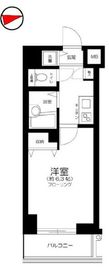 ラ・ピアッツァ麻布十番 402 間取り図