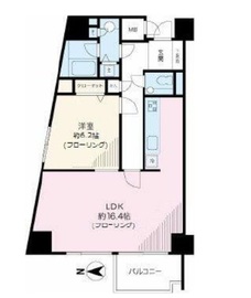 グランドシティ白山 3階 間取り図