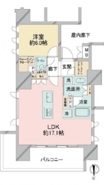 プレミスト新宿山吹 11階 間取り図