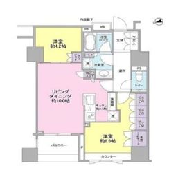 ブランズ明石町 6階 間取り図