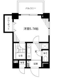 プライムアーバン千代田富士見 704 間取り図