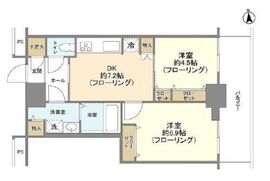 ベイシティ晴海スカイリンクタワー 18階 間取り図