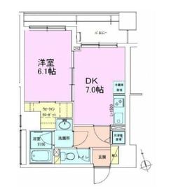 銀座レジデンス参番館 603 間取り図