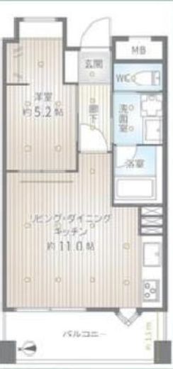 フリーディオ西麻布 309 間取り図