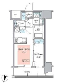 アーバネックス千代田淡路町 904 間取り図