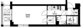 エスティメゾン武蔵小山2 301 間取り図