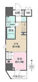ルフォンプログレ元浅草マークス 901 間取り図
