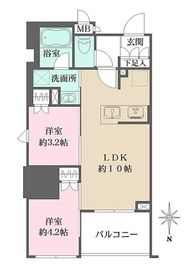 ルフォンプログレ元浅草マークス 905 間取り図